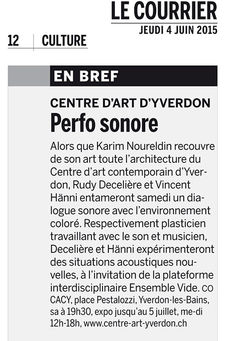 Le Courrier 04/06/2015